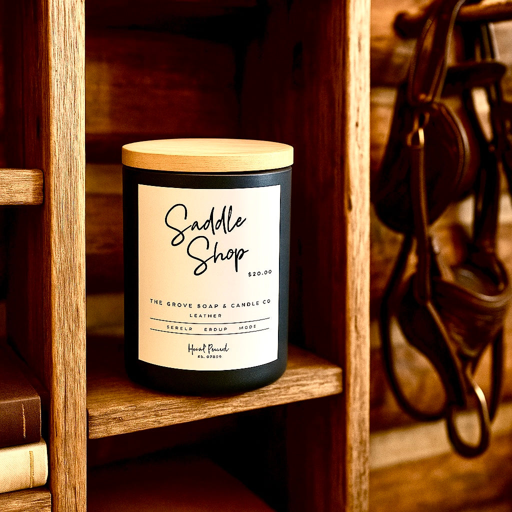 Saddle Shop-Western Inspired Candle with Leather Fragrance