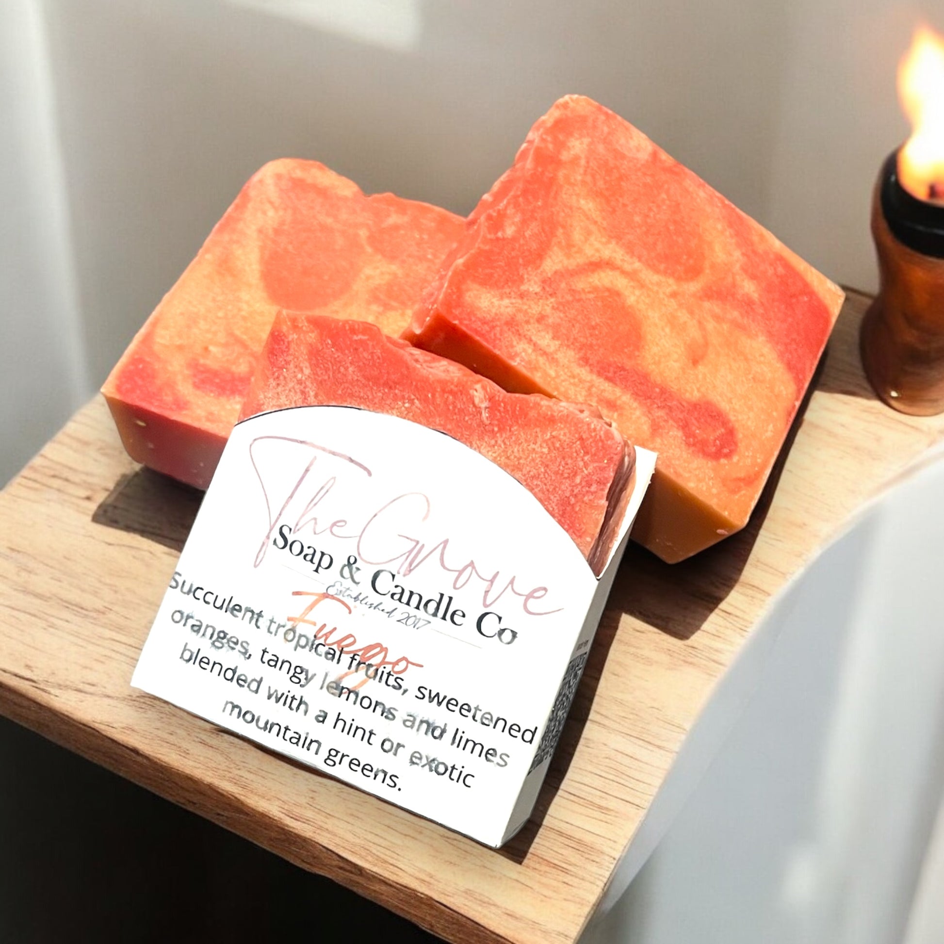 Fuego Goat Milk Soap – Hand-Poured, Cold Processed Luxury