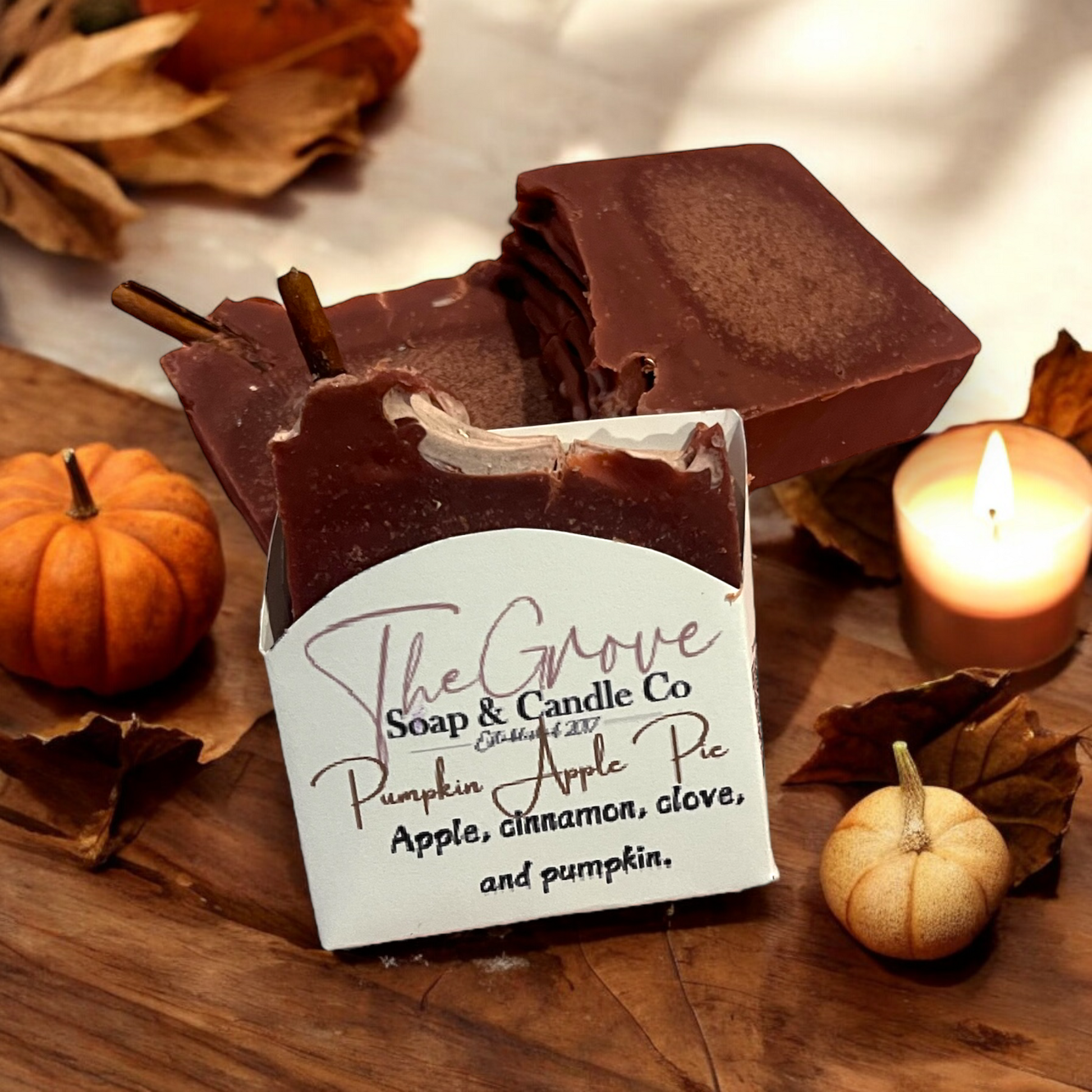 🍎🥧 Apple Pumpkin Pie Goat Milk Soap