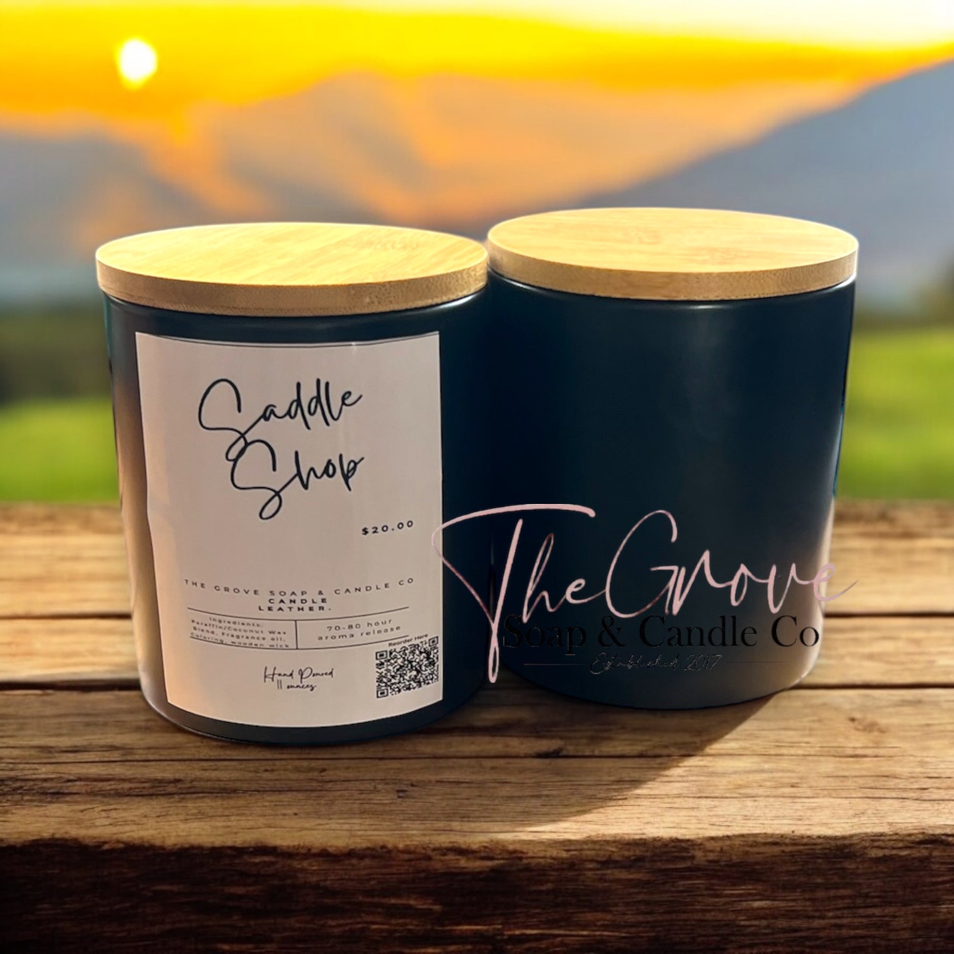 Saddle Shop-Western Inspired Candle with Leather Fragrance