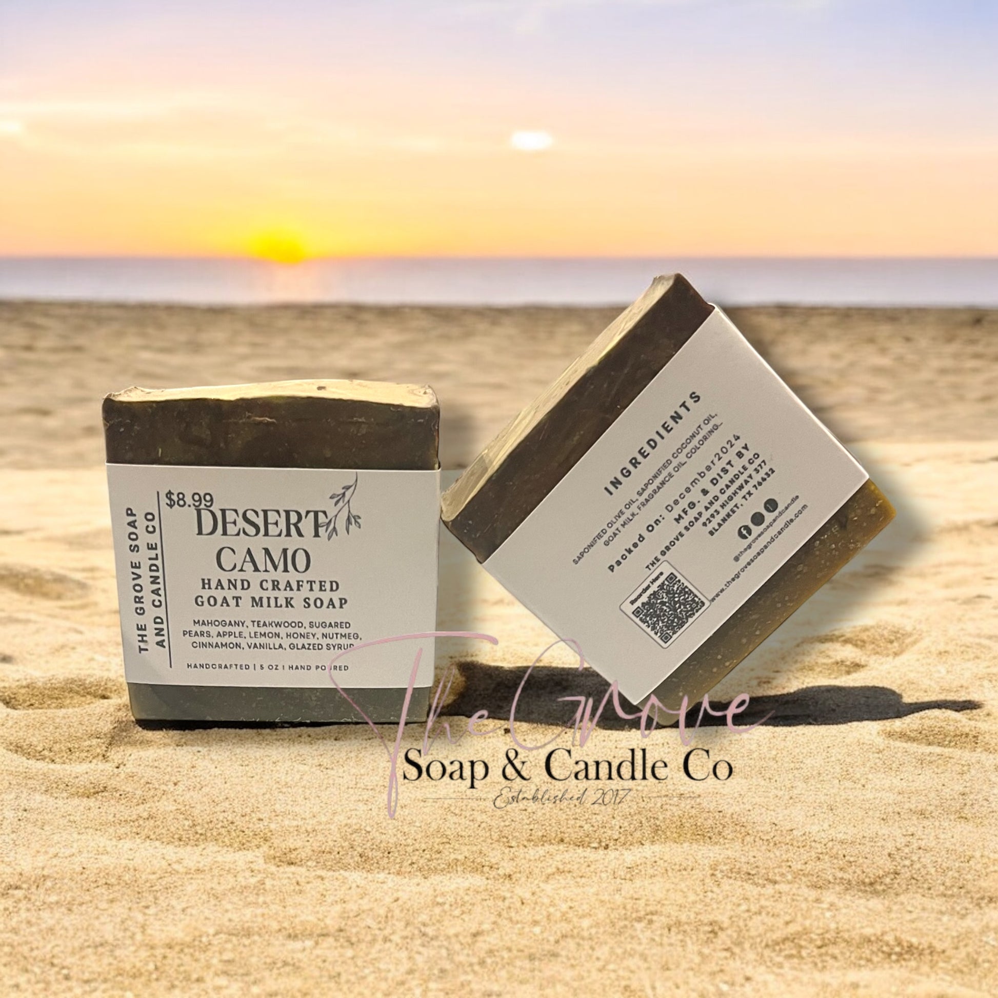 Desert Camo Luxury Goat Milk Soap