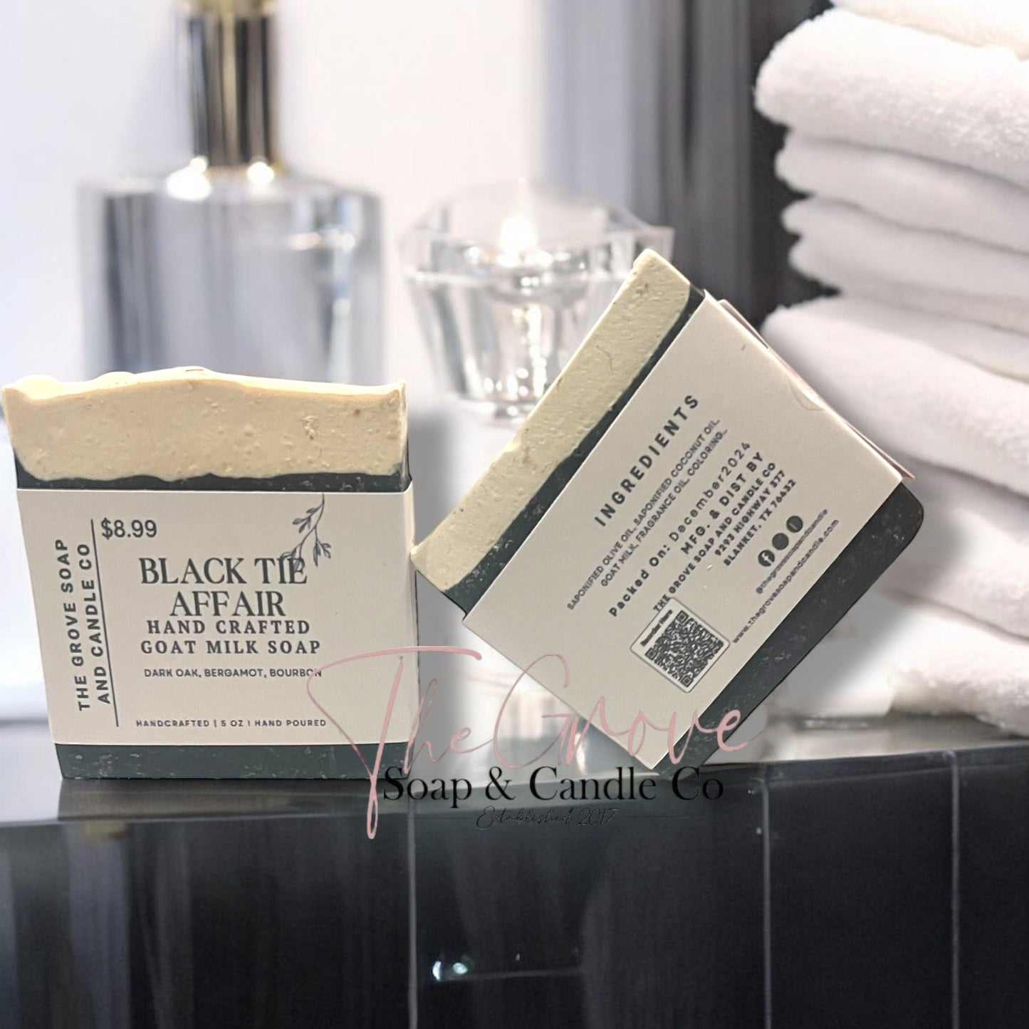 Black Tie Affair – Luxurious Handcrafted Goat Milk Soap