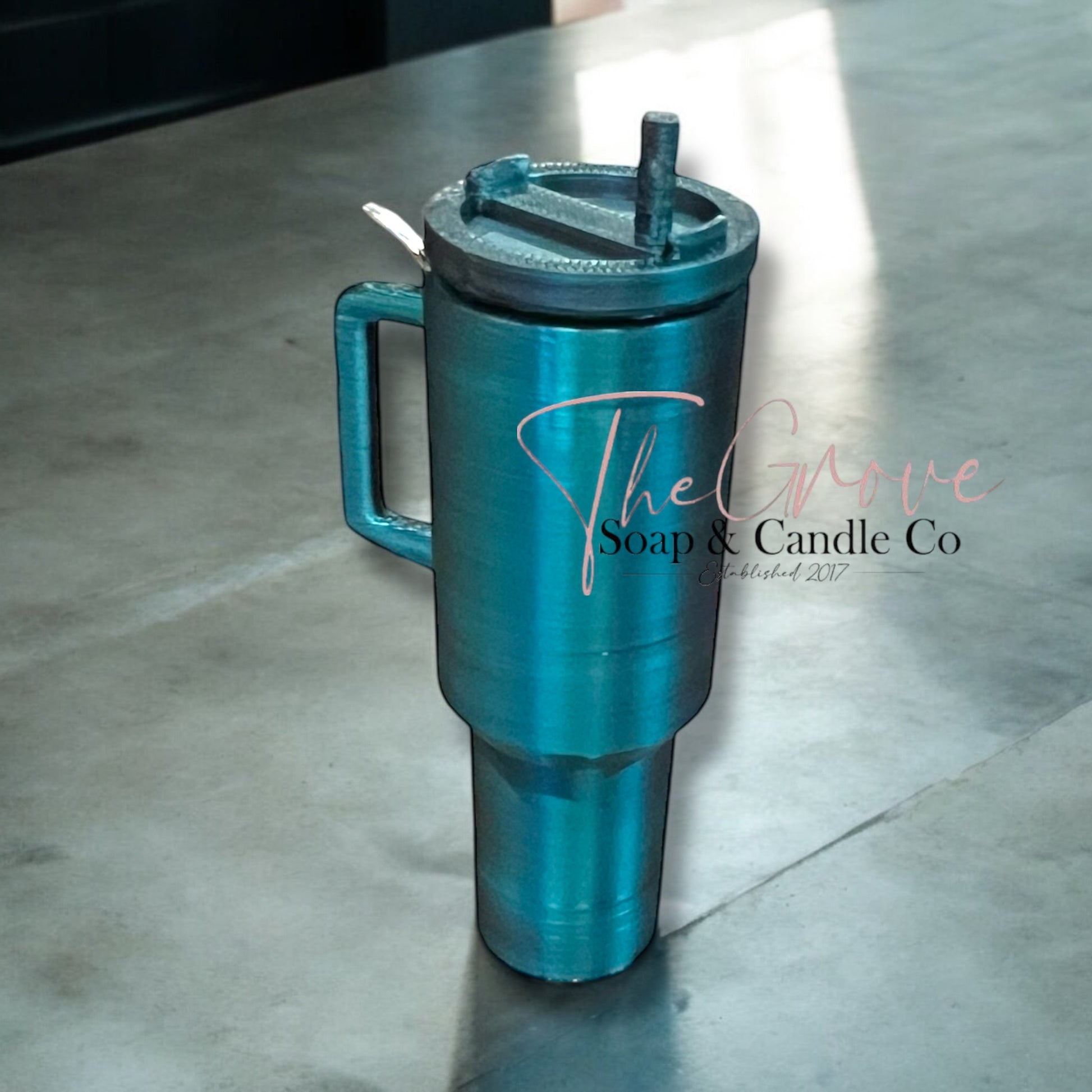 Mini tumbler lip balm holder keychain