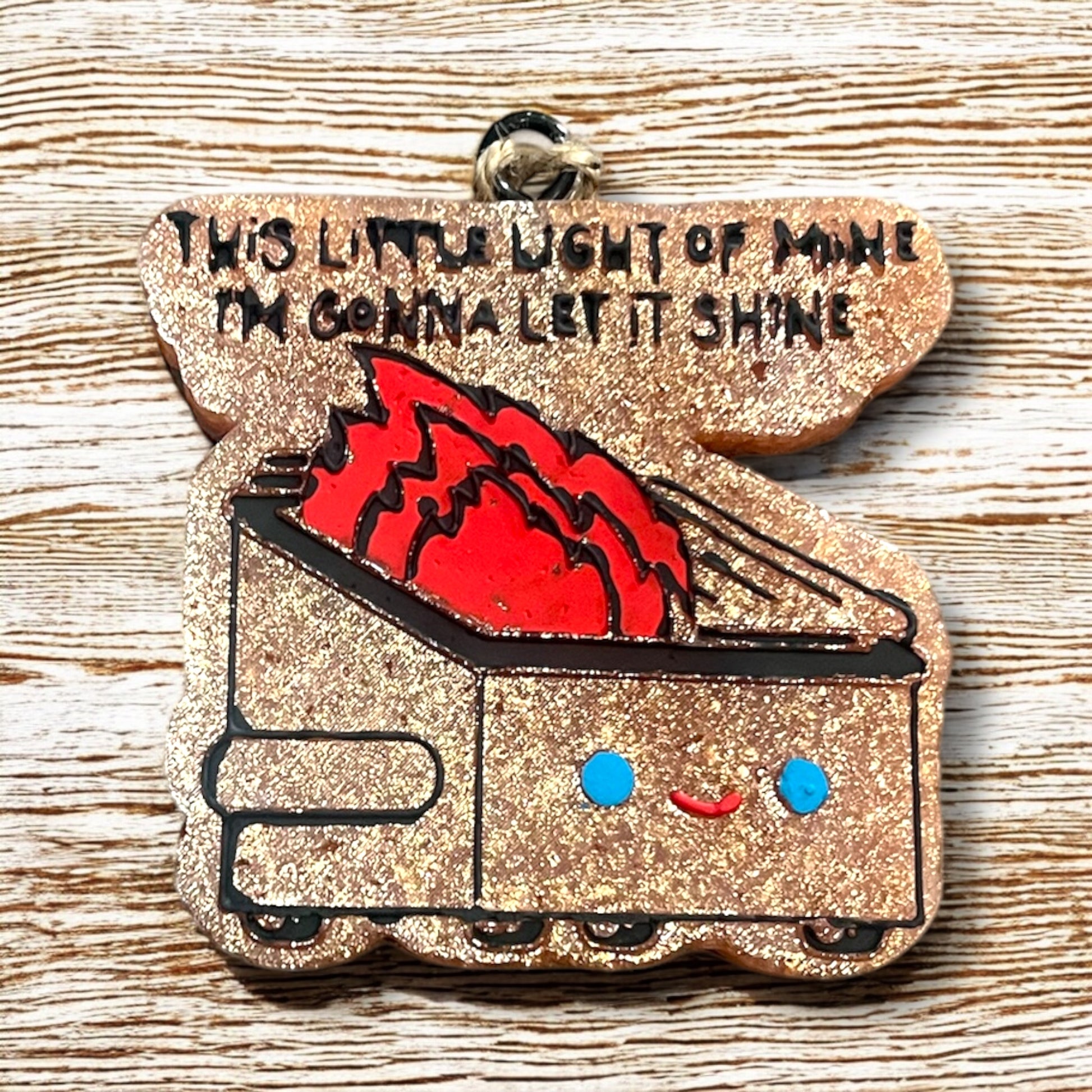 Dumpster Fire Car Freshie