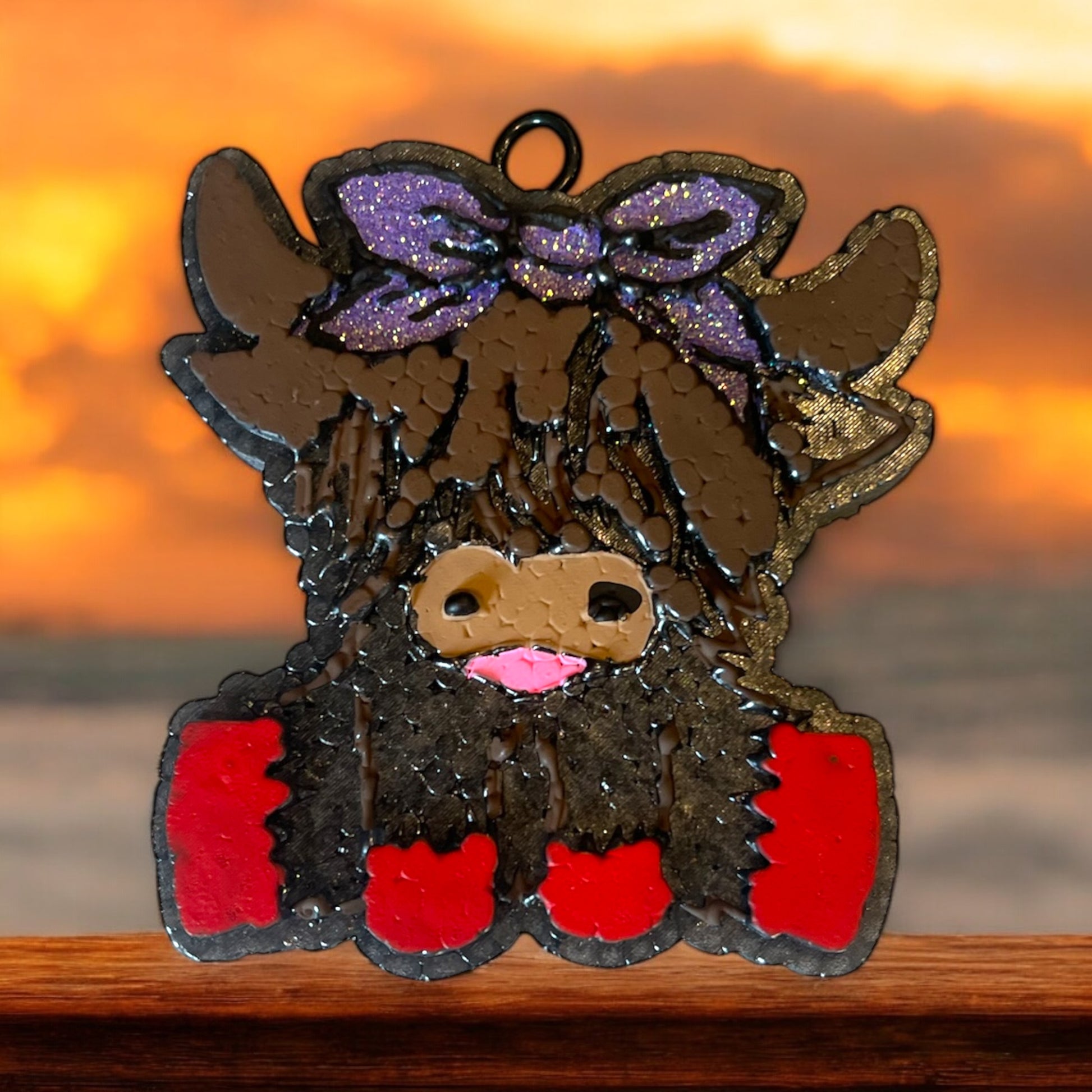 Helen the Highland Car Freshie