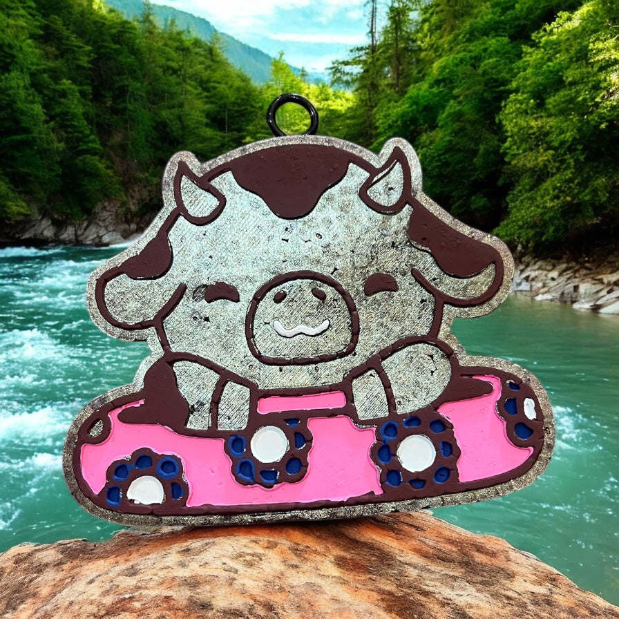 Floats the River Car Freshie