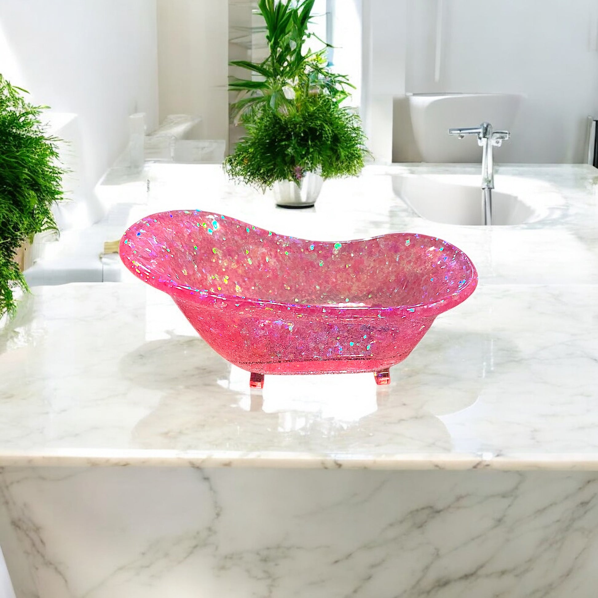 Resin Old Fashion Bathtub Soap Holder