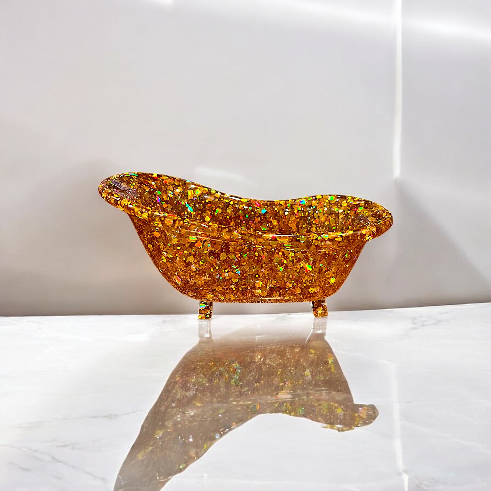 Resin Old Fashion Bathtub Soap Holder