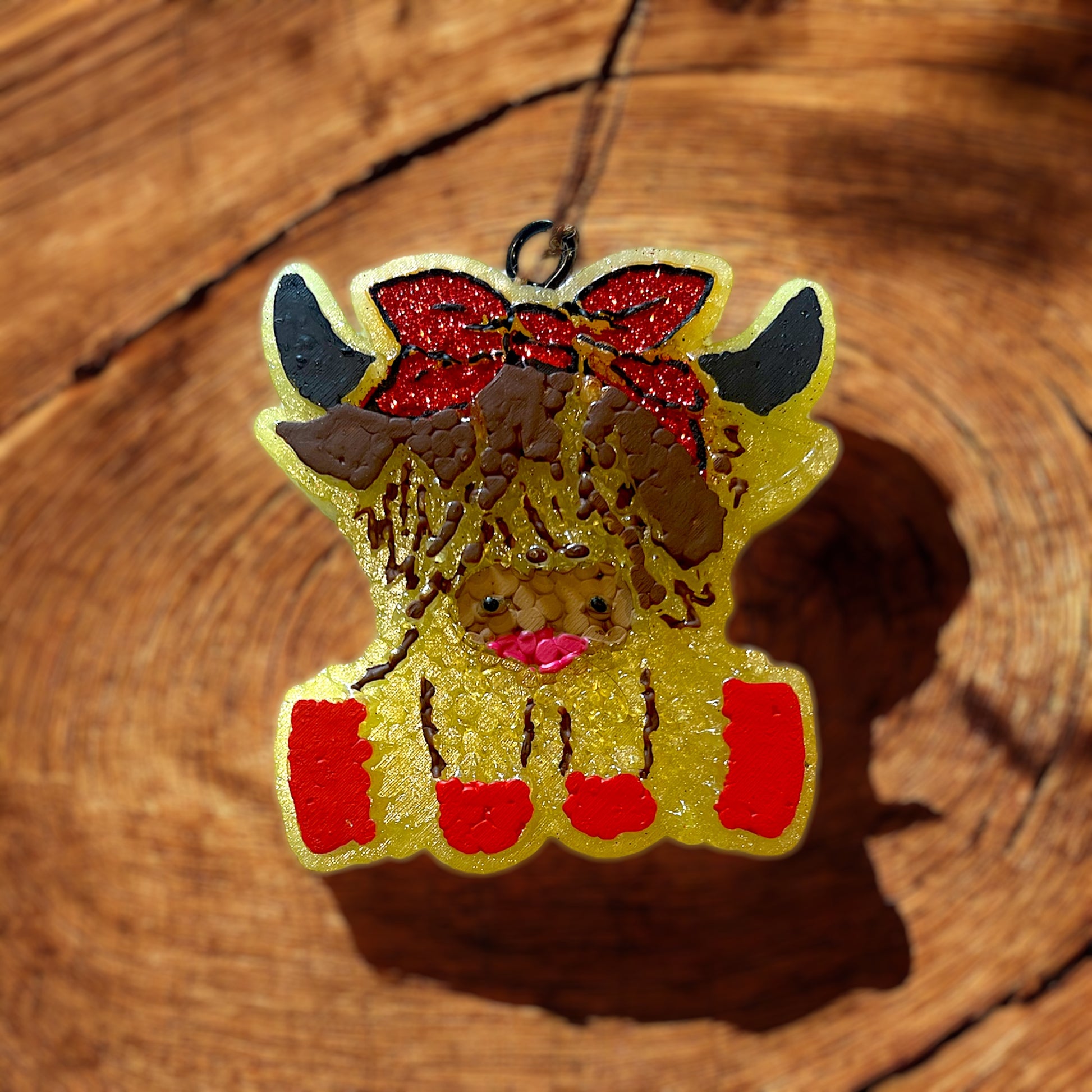 Helen the Highland Car Freshie