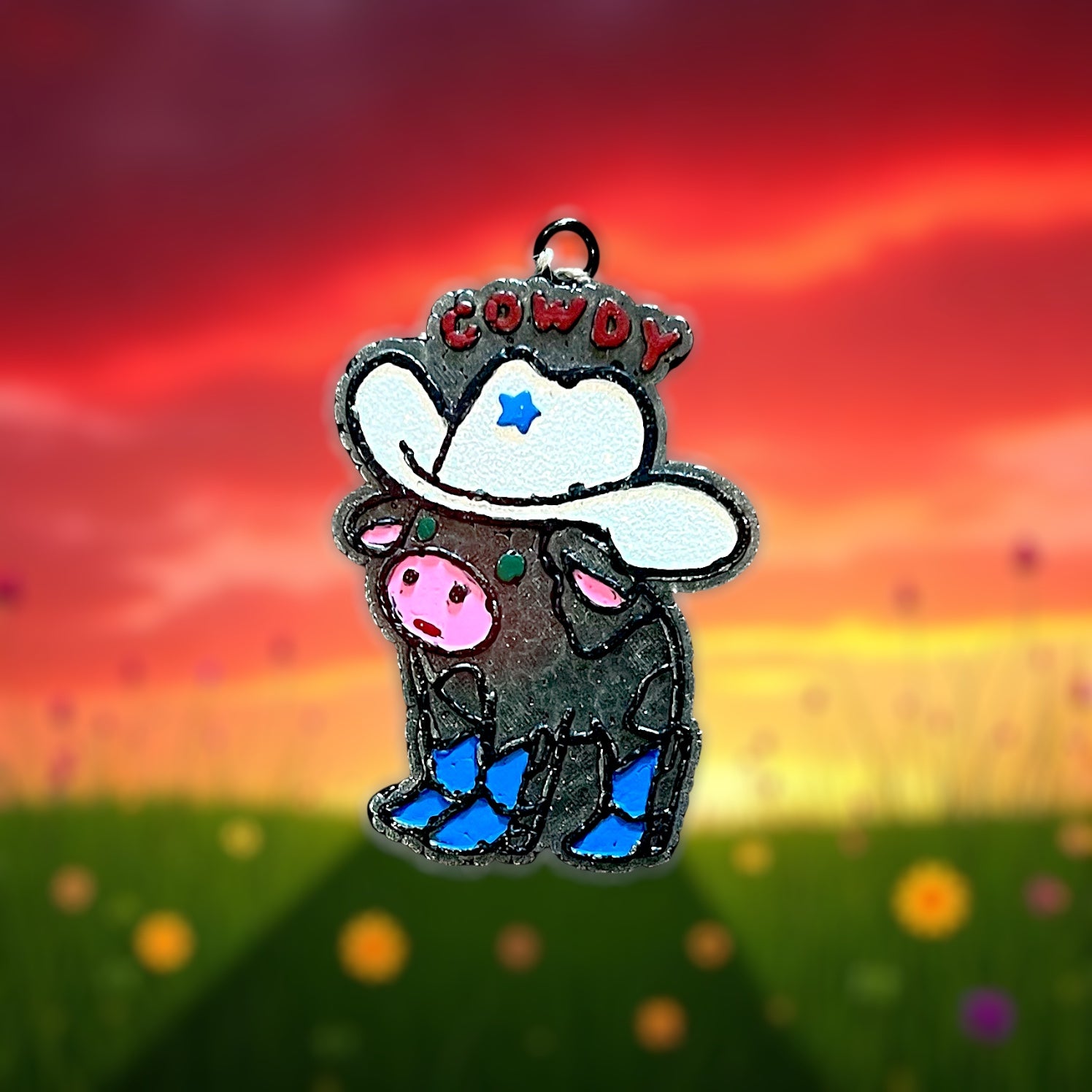 Howdy Cowdy Car Freshie