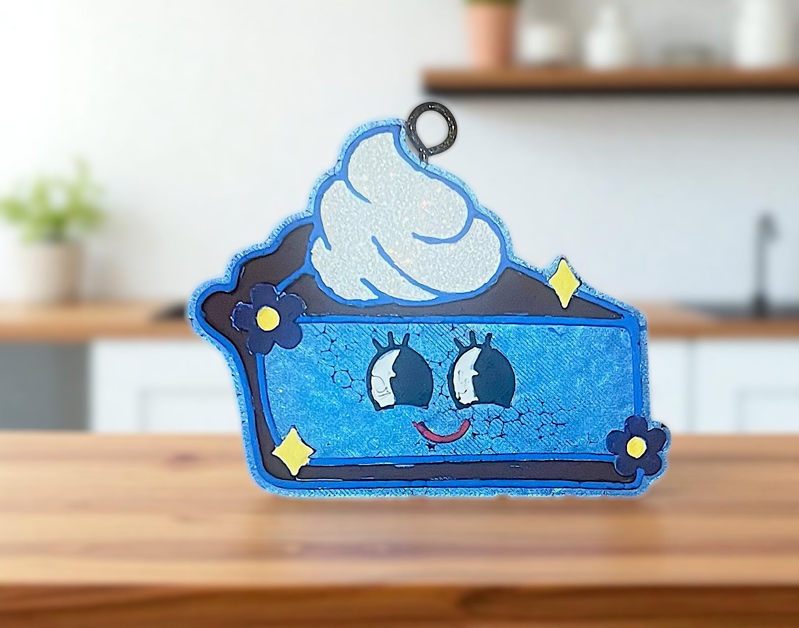 Pie in Your Face Car Freshie – Hand Painted, Scented Car Air Freshener