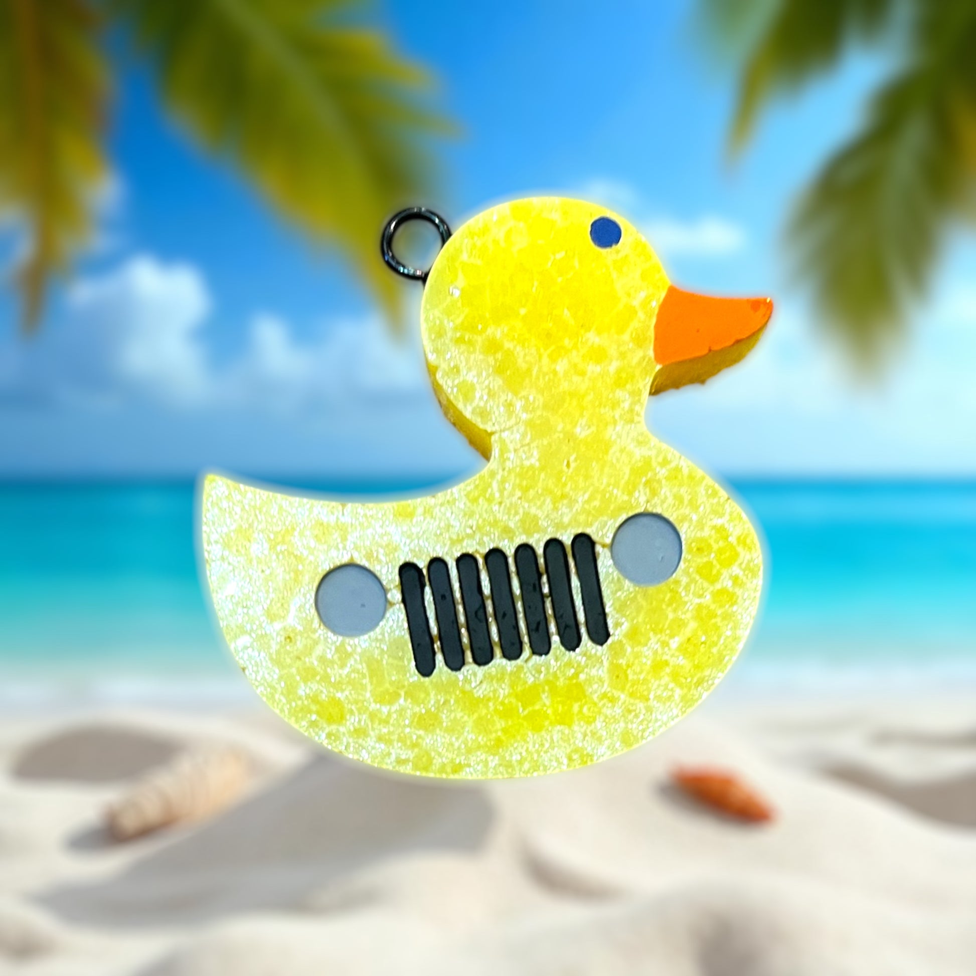 🦆 Got Ducked Car Freshie – Hand-Painted Duck Air Freshener