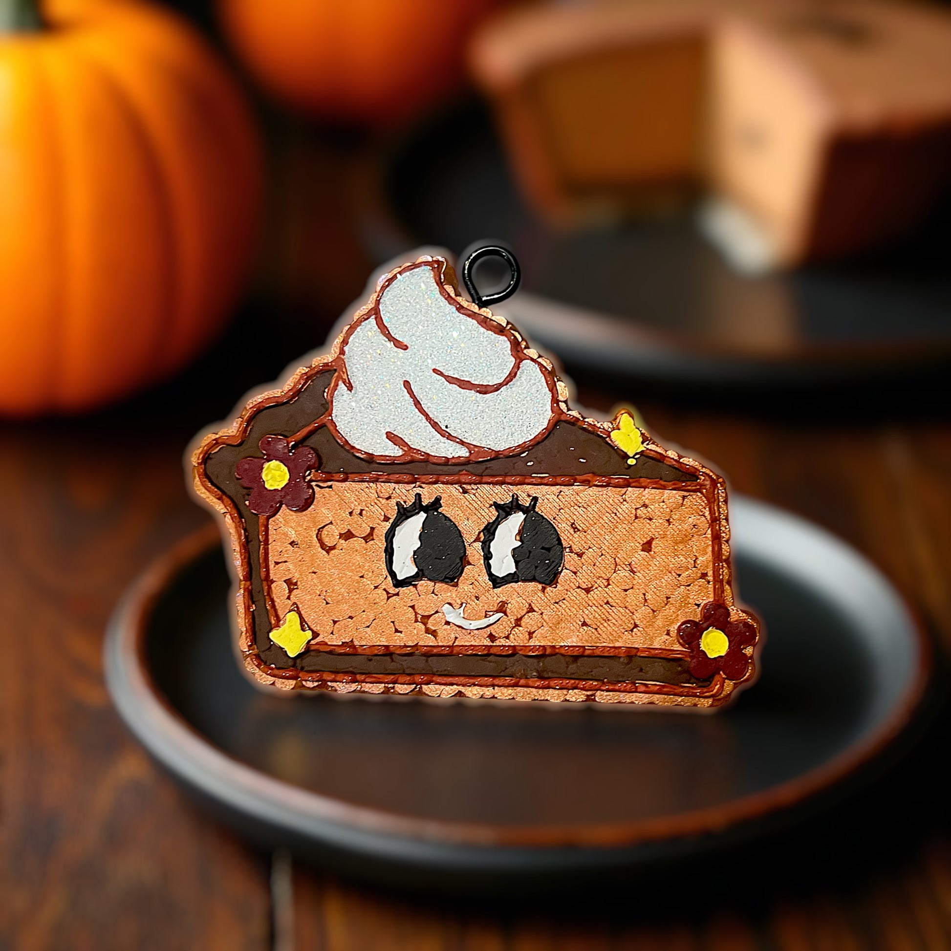 Pie in Your Face Car Freshie – Hand Painted, Scented Car Air Freshener