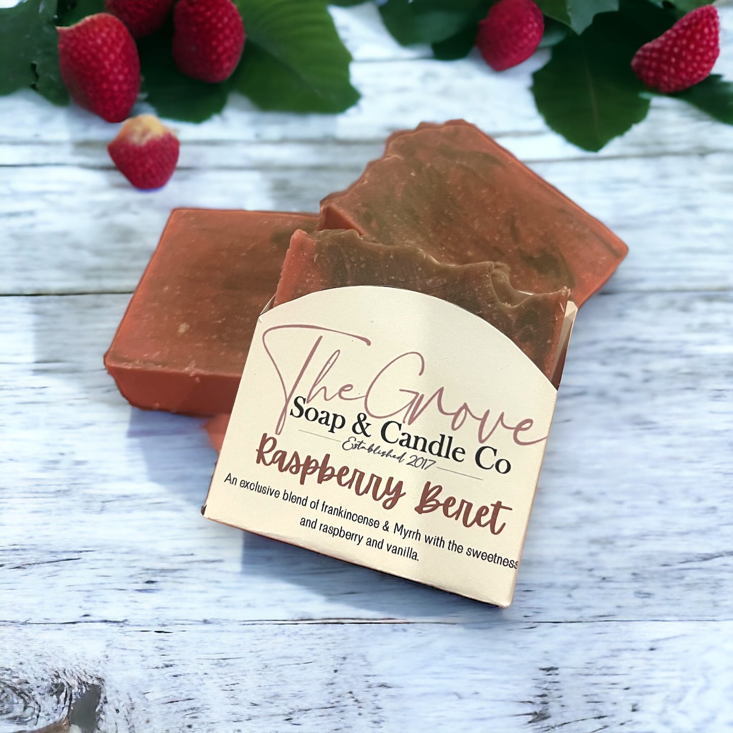 Raspberry Beret Goat Milk Soap