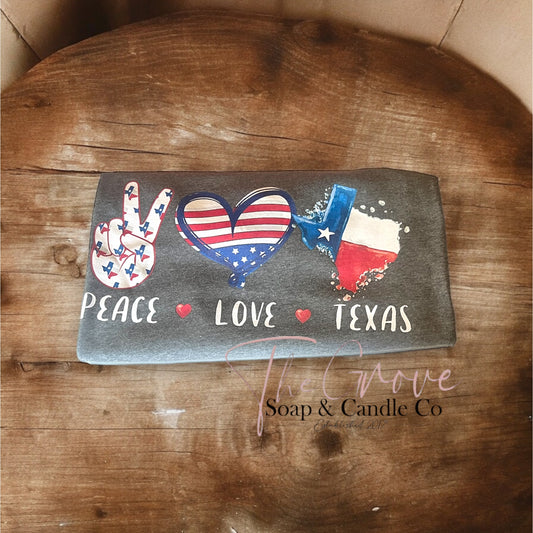 Peace Love Texas T-shirt