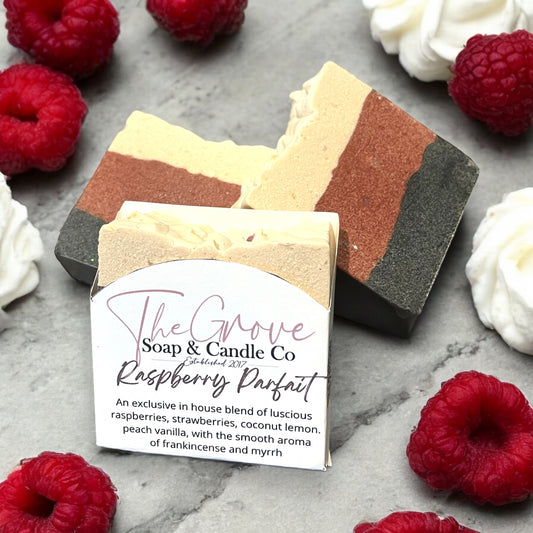 Raspberry Parfair Goat Milk Soap-Luxury bar soap