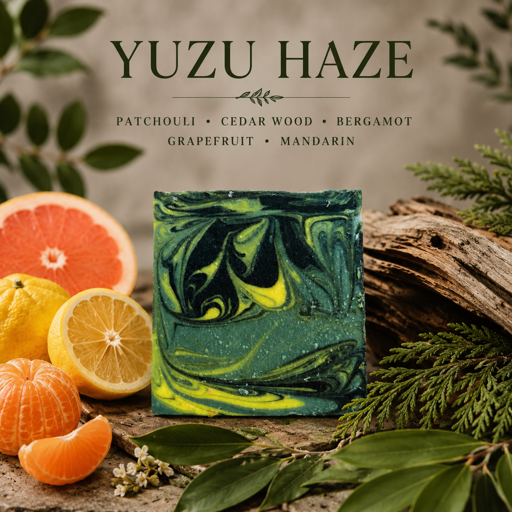Yuzu Haze Goat Milk Soap - Artisan Handcrafted Bar Soap for Nourishing Skin
