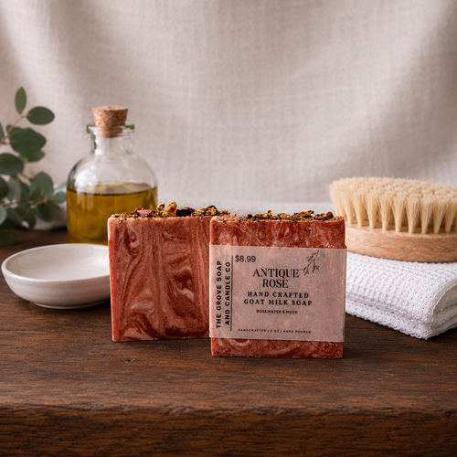 Antique Rose Goatmilk Soap for Luxurious Skin Care