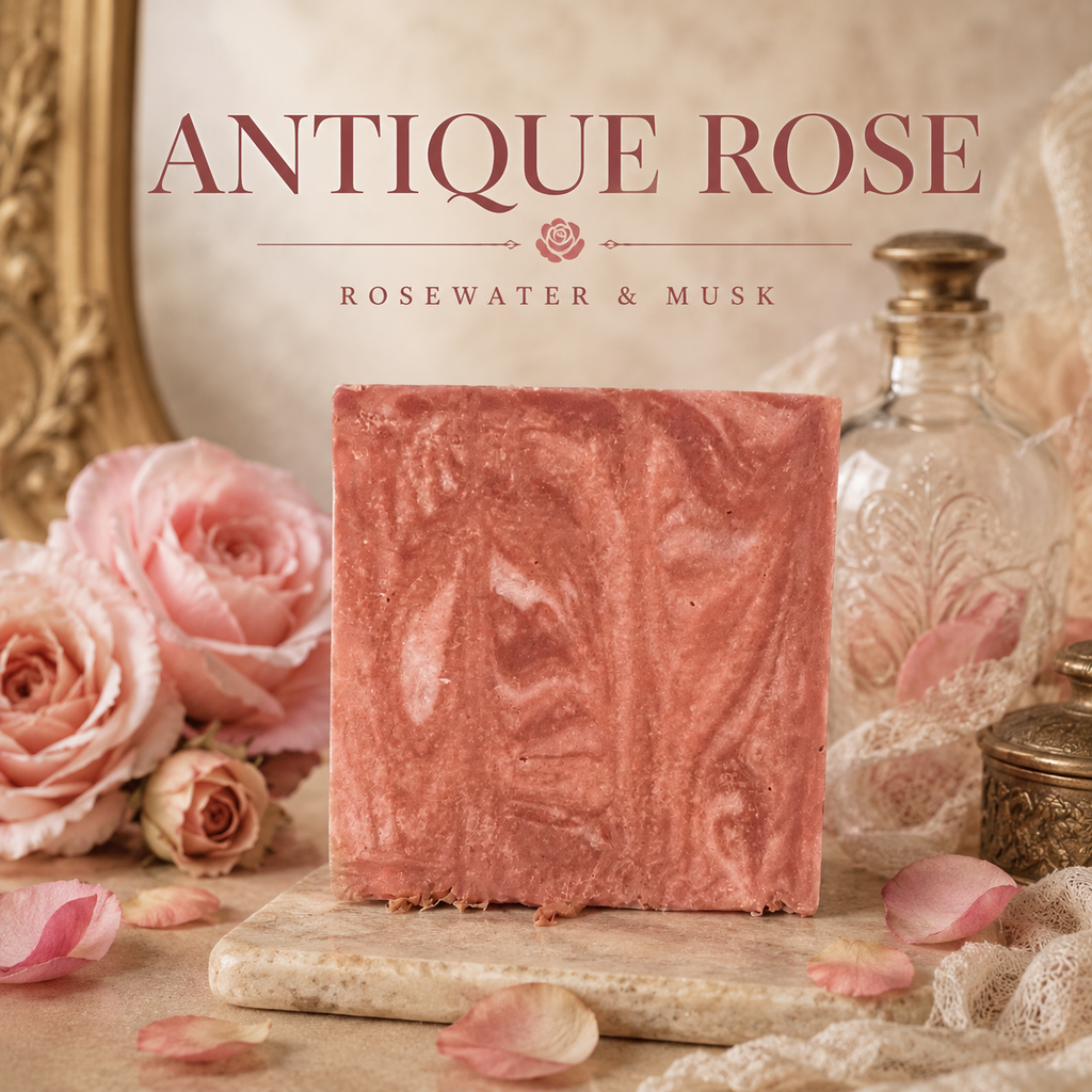 Antique Rose Goatmilk Soap for Luxurious Skin Care