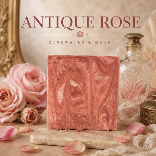 Antique Rose Goatmilk Soap for Luxurious Skin Care