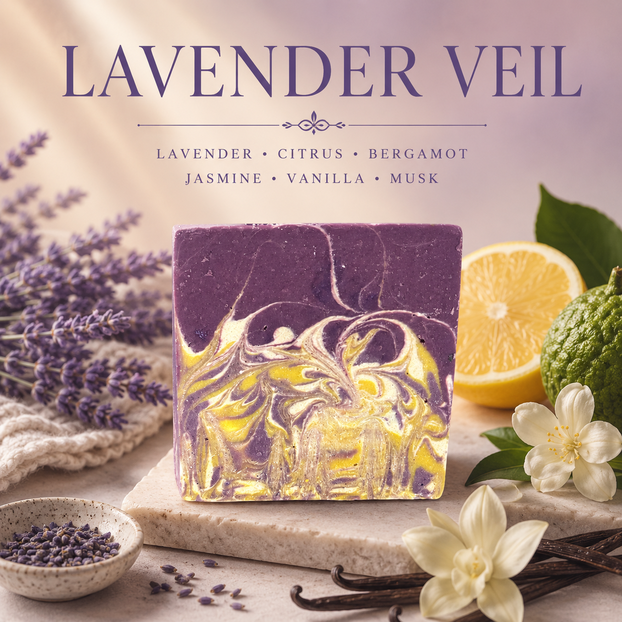 Lavender Veil Goat Milk Soap