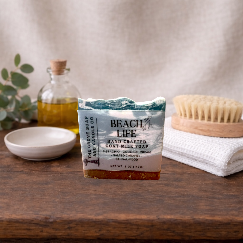Beach Life Goat Milk Soap – Hand-Poured, Cold Processed Luxury
