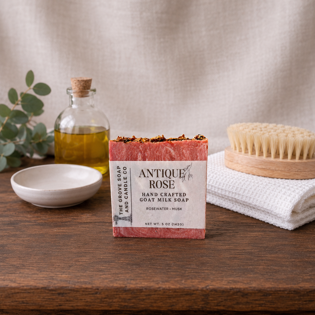 Antique Rose Goatmilk Soap for Luxurious Skin Care