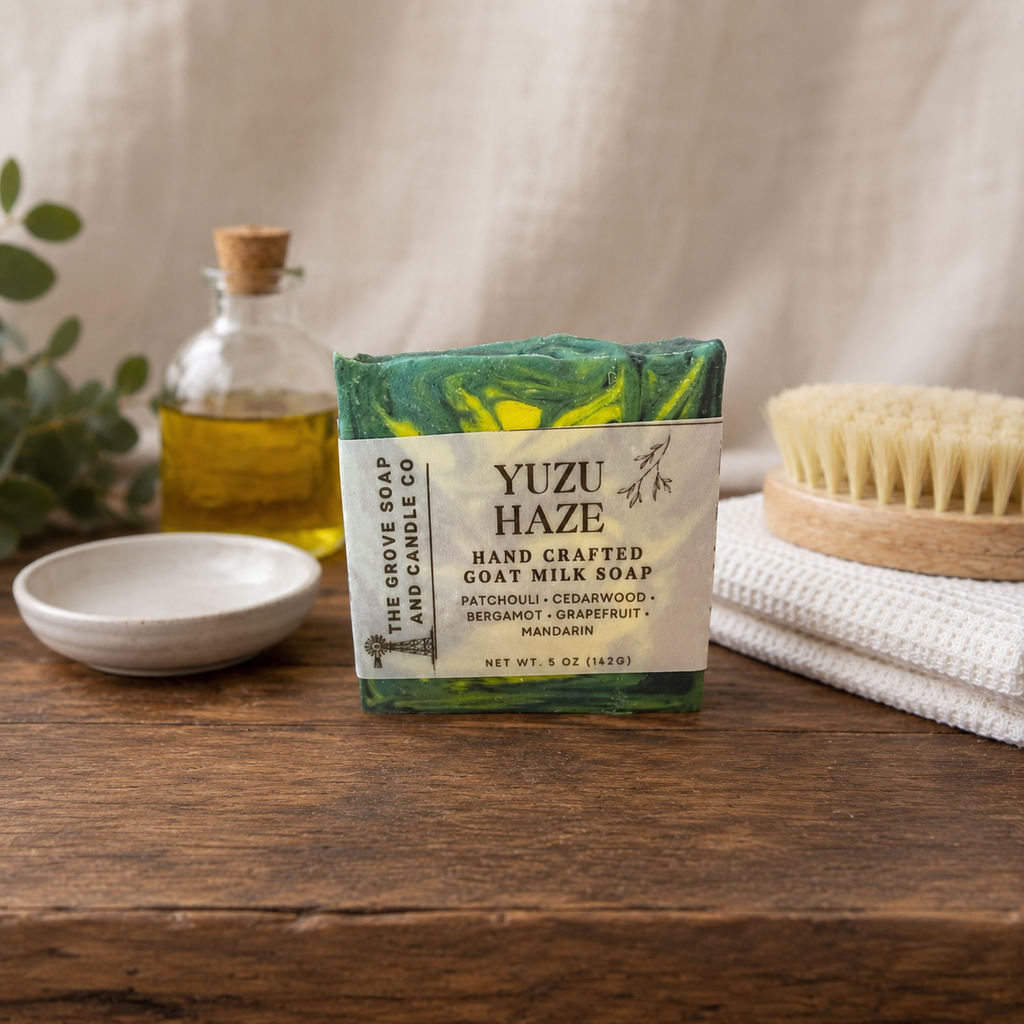 Yuzu Haze Goat Milk Soap - Artisan Handcrafted Bar Soap for Nourishing Skin
