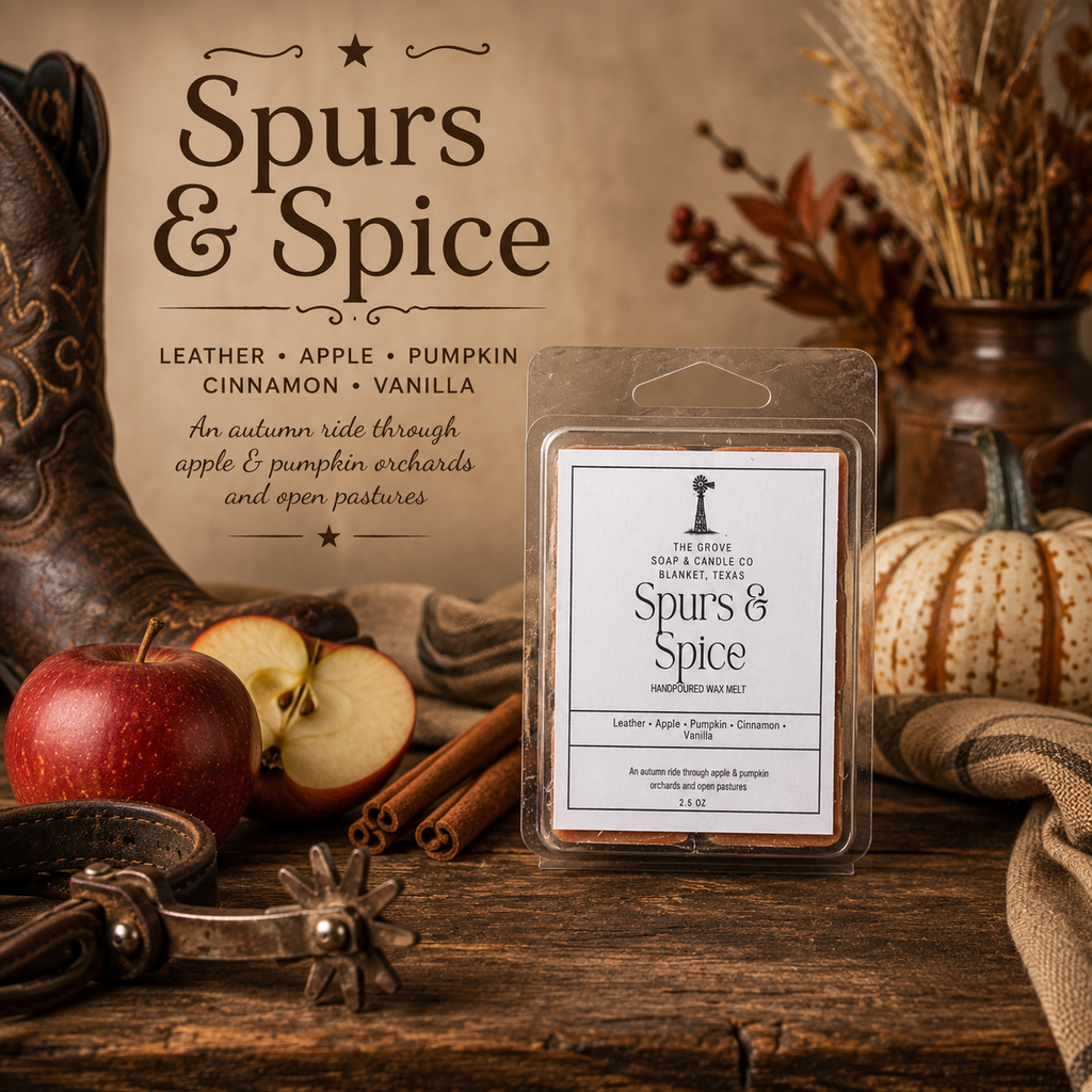Spurs & Spice – Hand-Poured Wax Melts