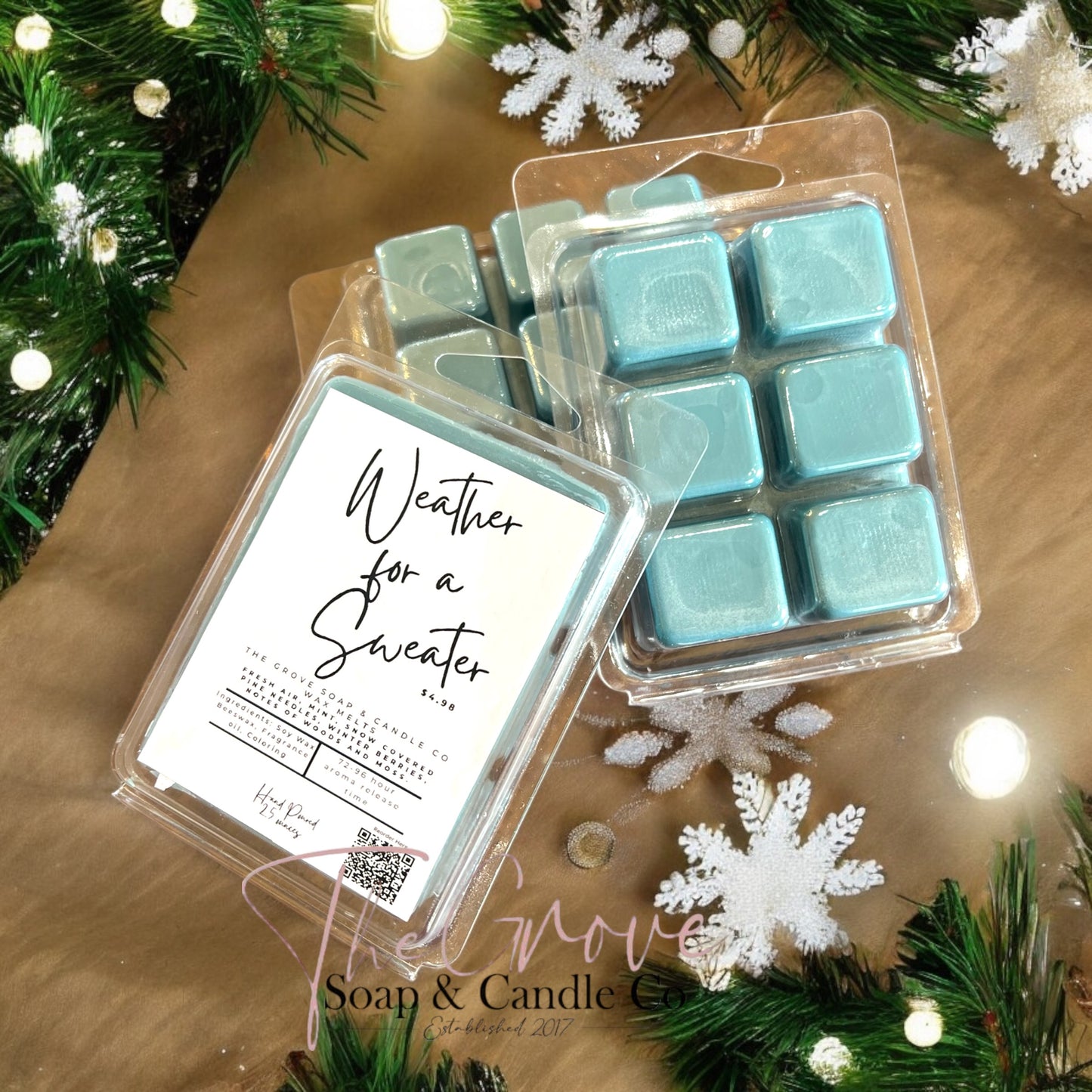 Weather for a Sweater Soy/Beeswax Melt
