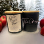 Winter Kissed Apple Candle