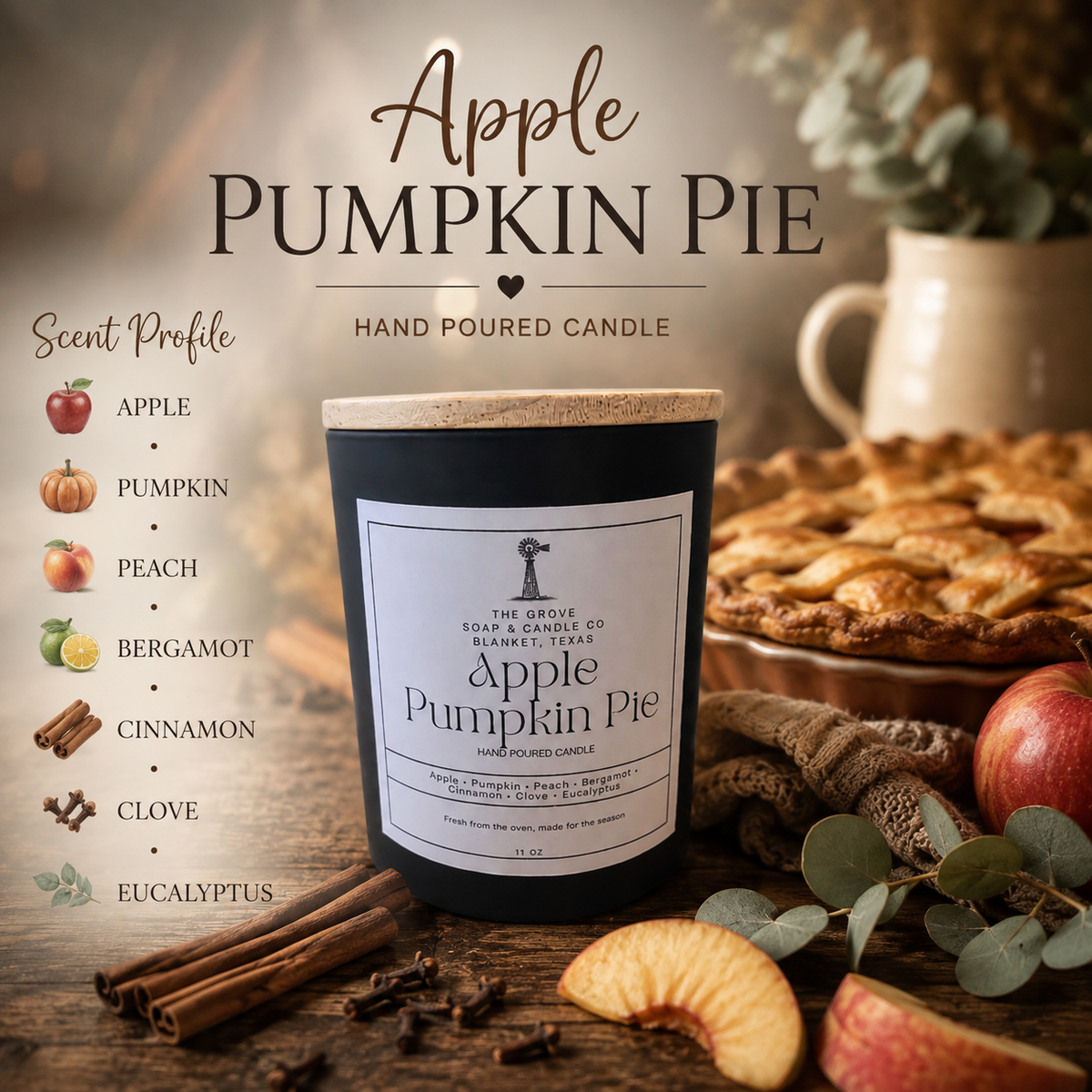 Apple Pumpkin Pie Candle