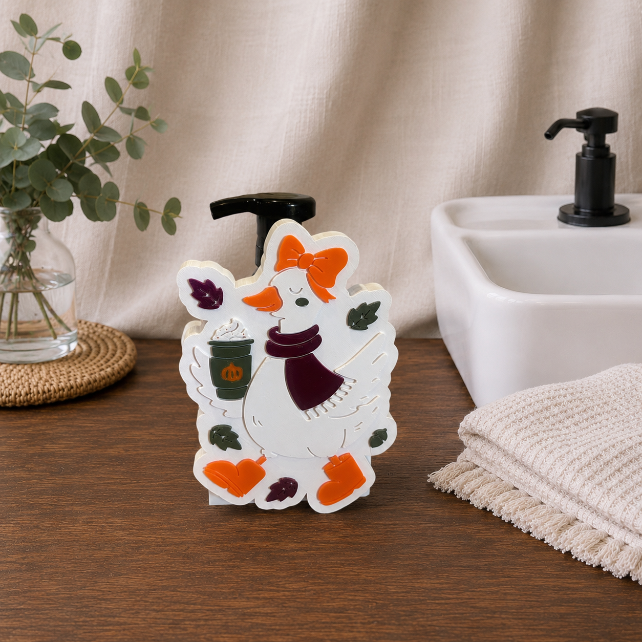 Waddle Weather Foaming Hand Soap Holder & Faceplate