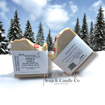 Winter Kissed Apple Goat Milk Soap