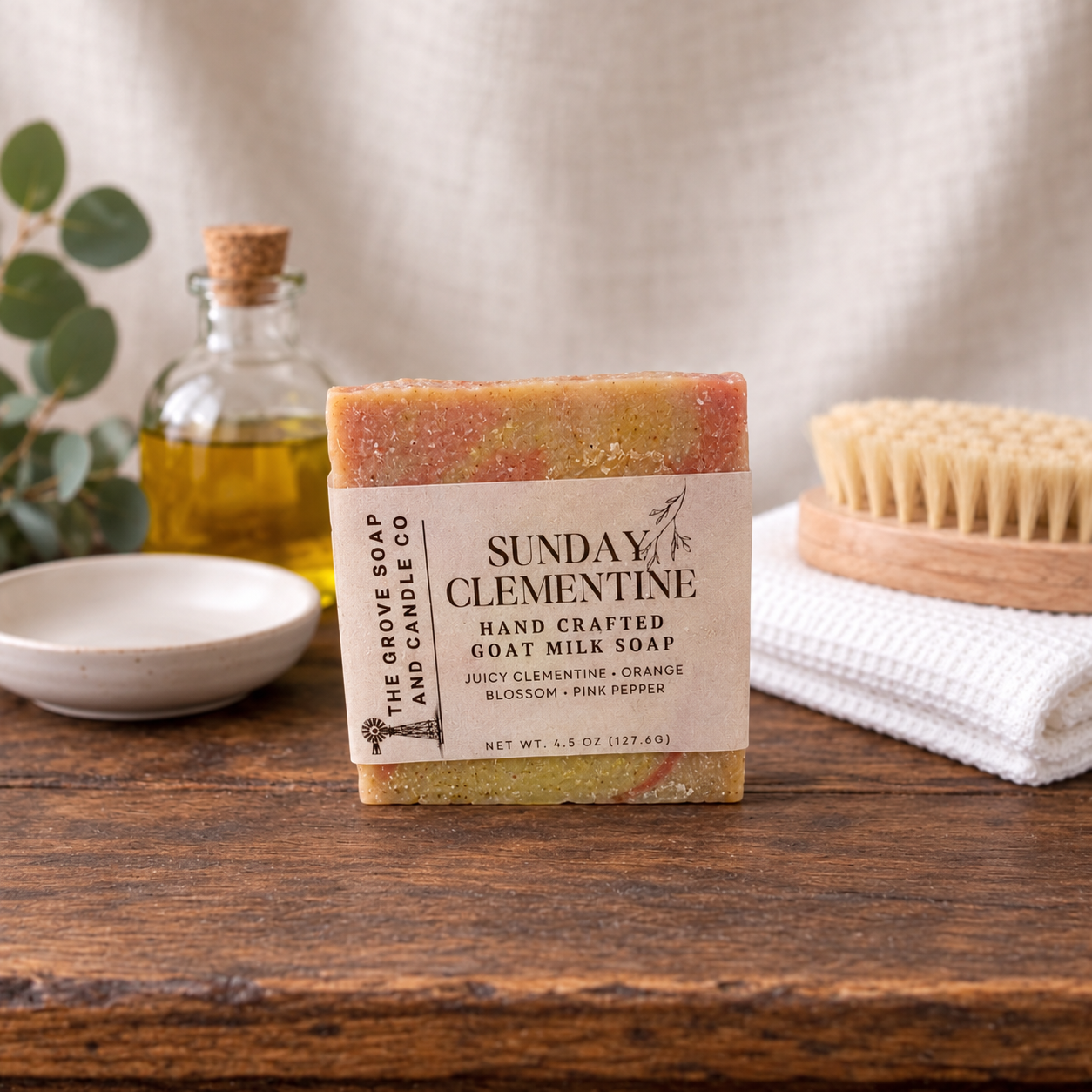 Sunday Clementine Goat Milk Soap