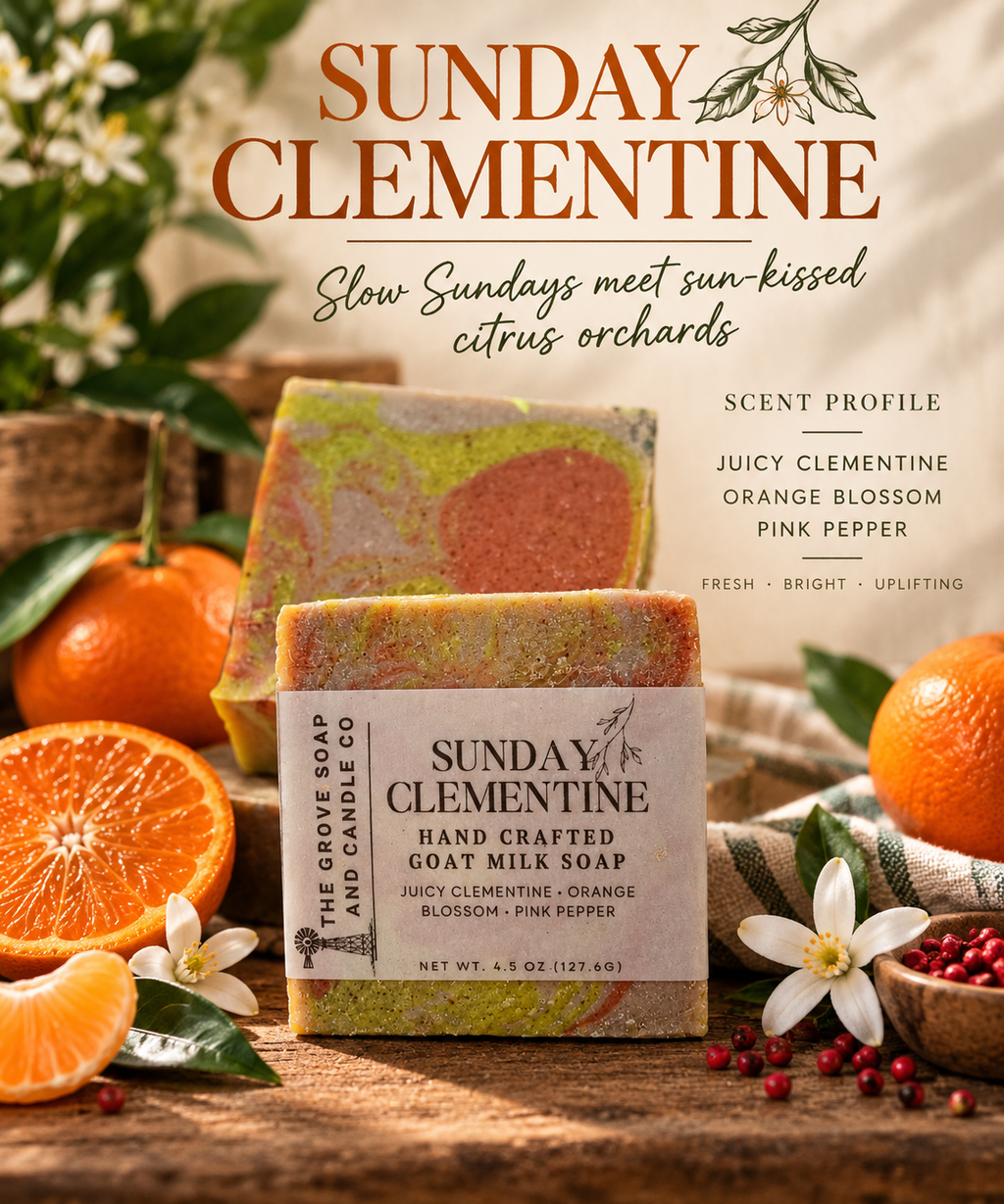 Sunday Clementine Goat Milk Soap