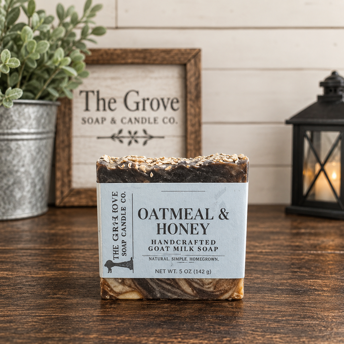 Oatmeal Honey Goat Milk Soap - Handcrafted in Texas