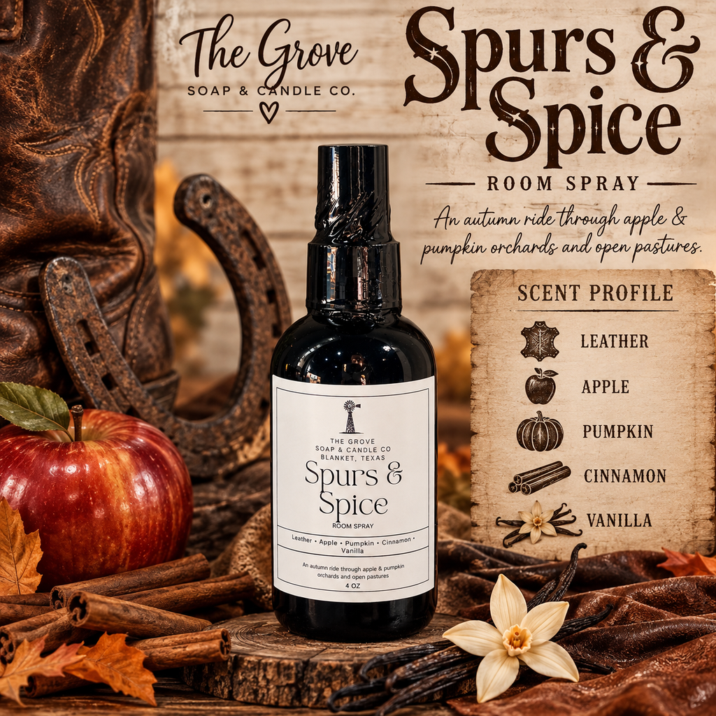 Spurs & Spice Room Spray
