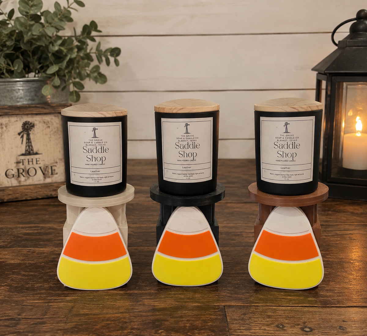 The Candle Perch-Candy Corn Cutie