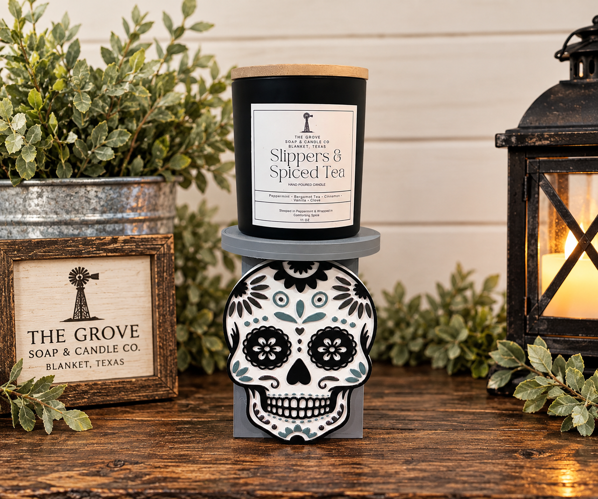 The Candle Perch-Sugar Skull