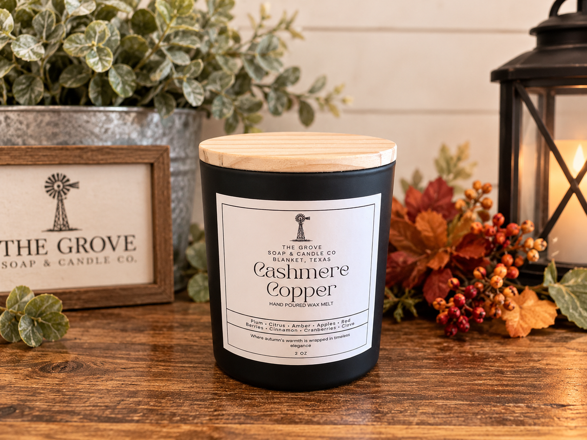 Cashmere Copper Candle