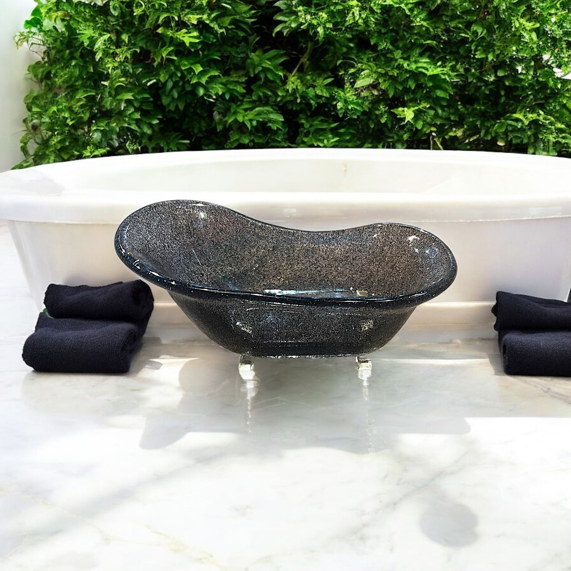 Resin Old Fashion Bathtub Soap Holder