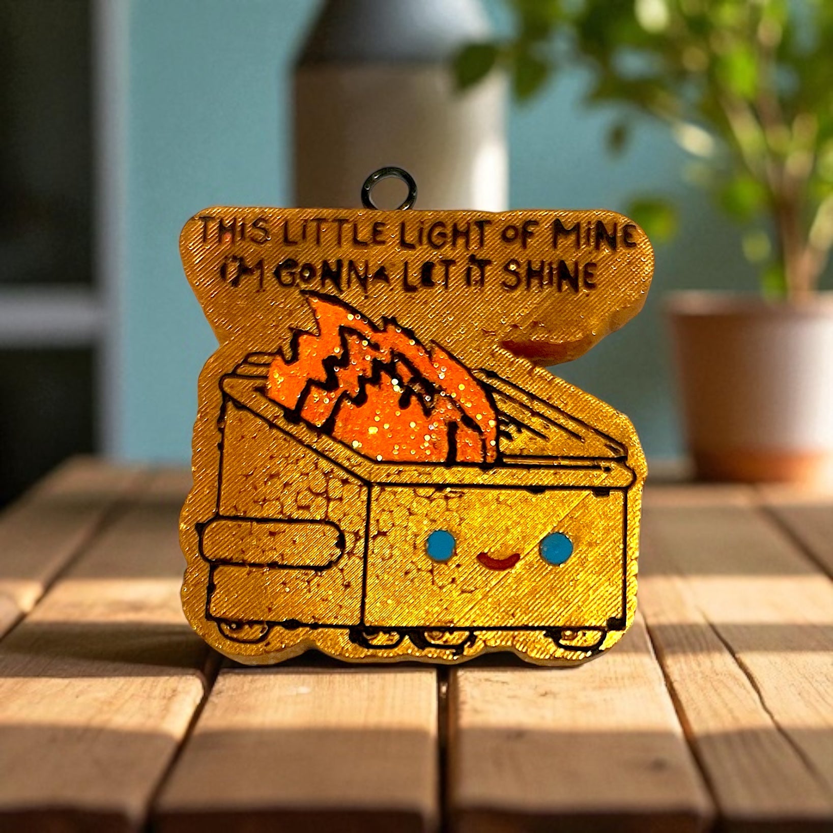 Dumpster Fire Car Freshie