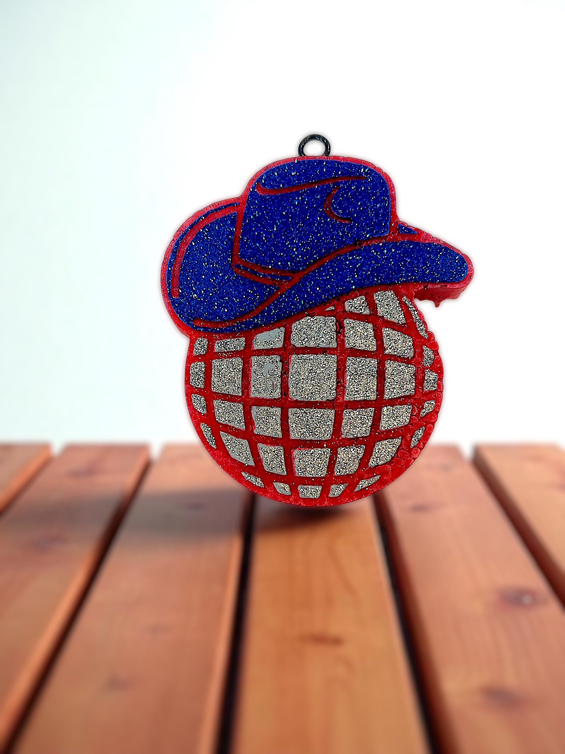 Disco Cowboy Car Freshie – XL Glitter Western Air Freshener | Handcrafted Farmhouse Style