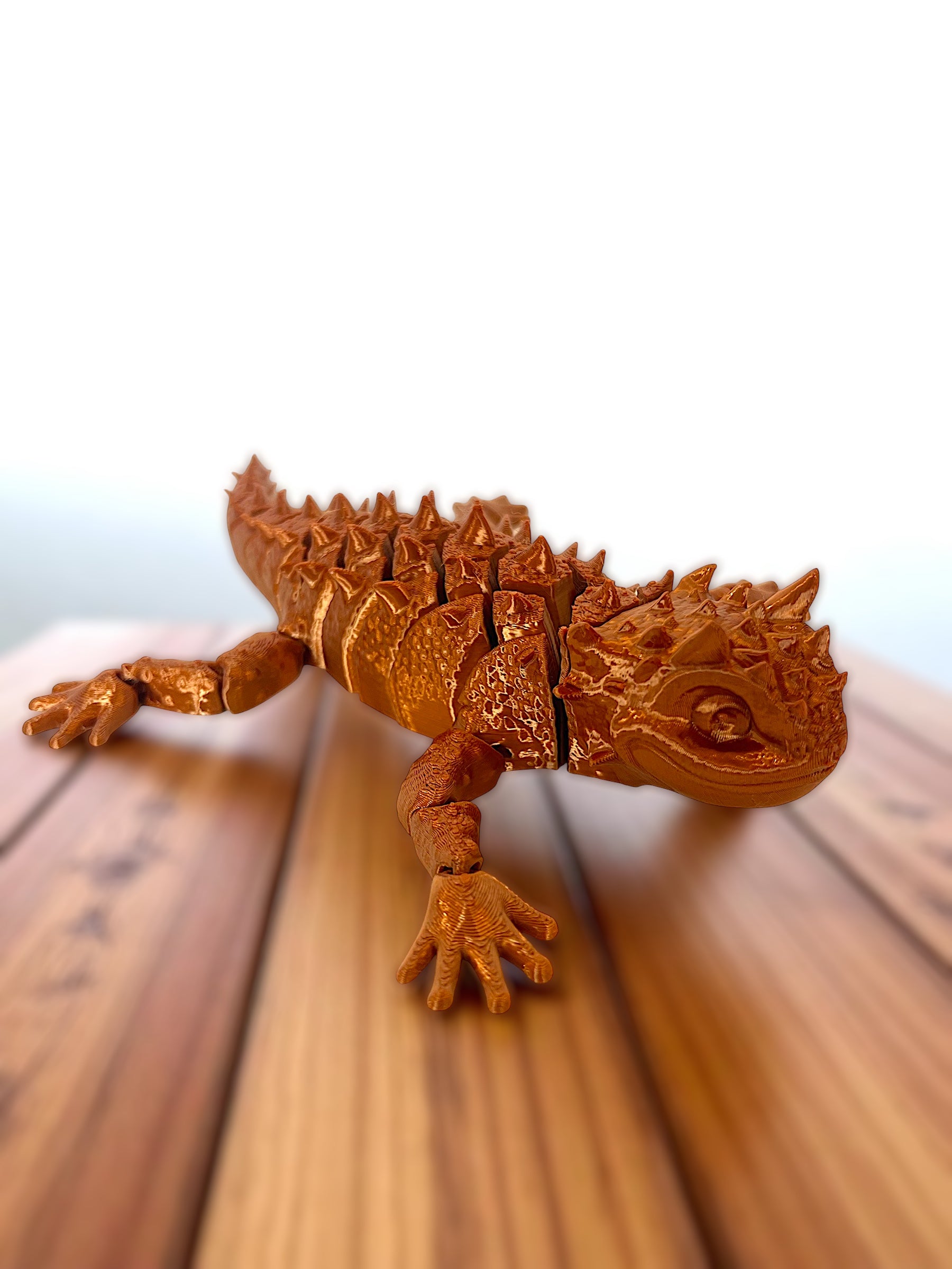 Articulating Texas Horny Toad – Handcrafted 3D Printed Collectible
