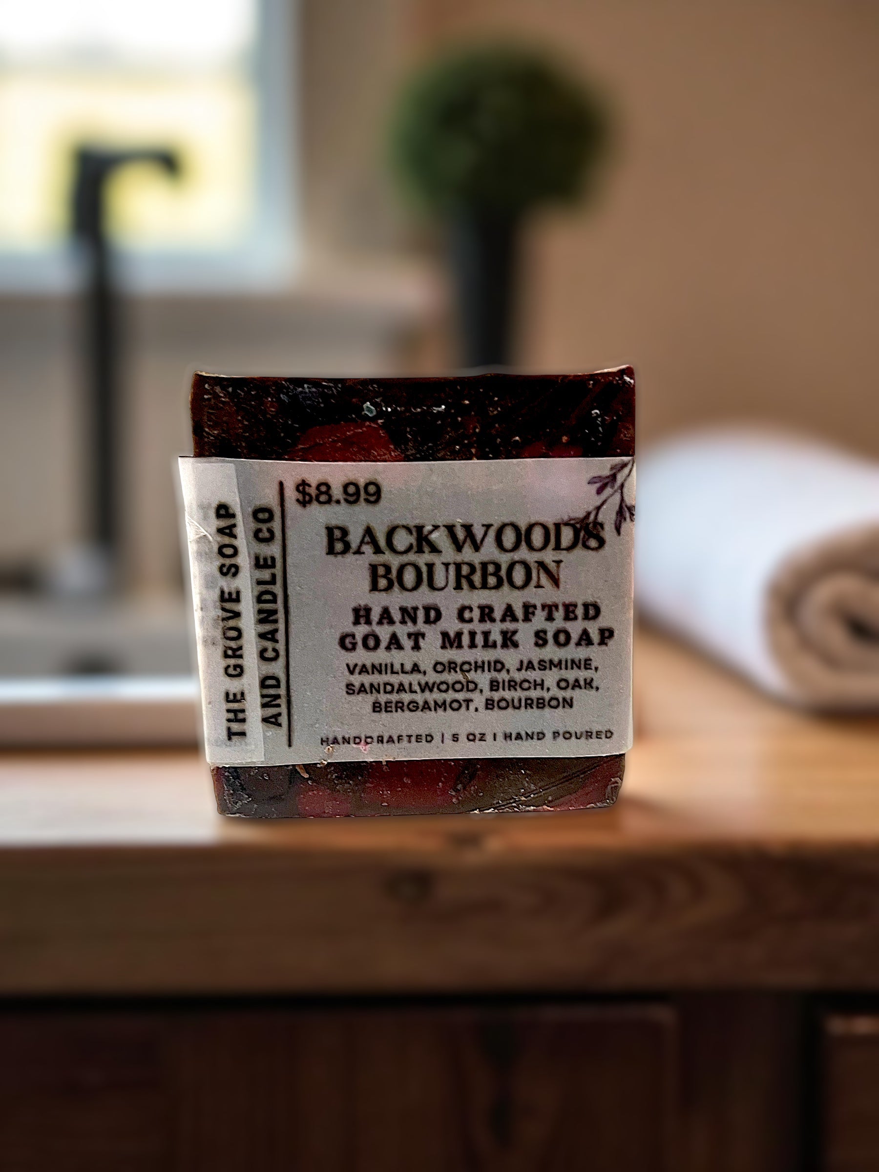 Backwoods Bourbon Goat Milk Soap