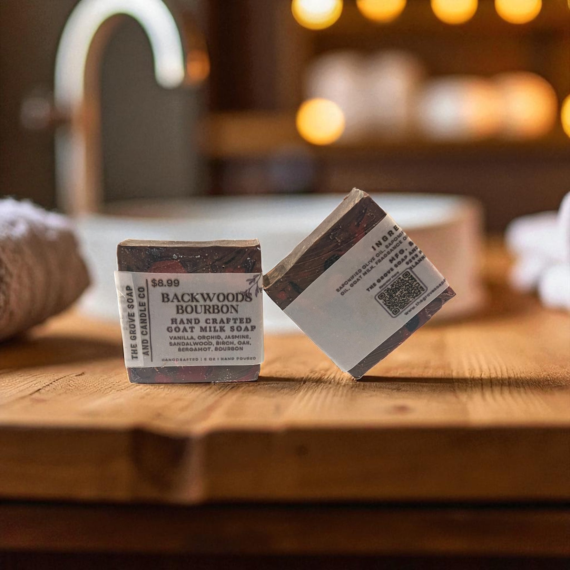 Backwoods Bourbon Goat Milk Soap