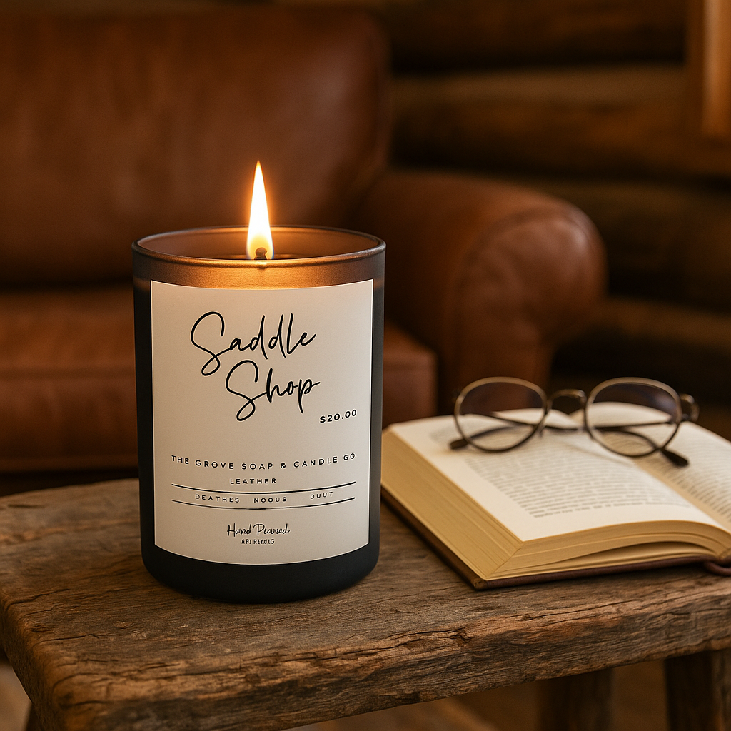 Saddle Shop-Western Inspired Candle with Leather Fragrance