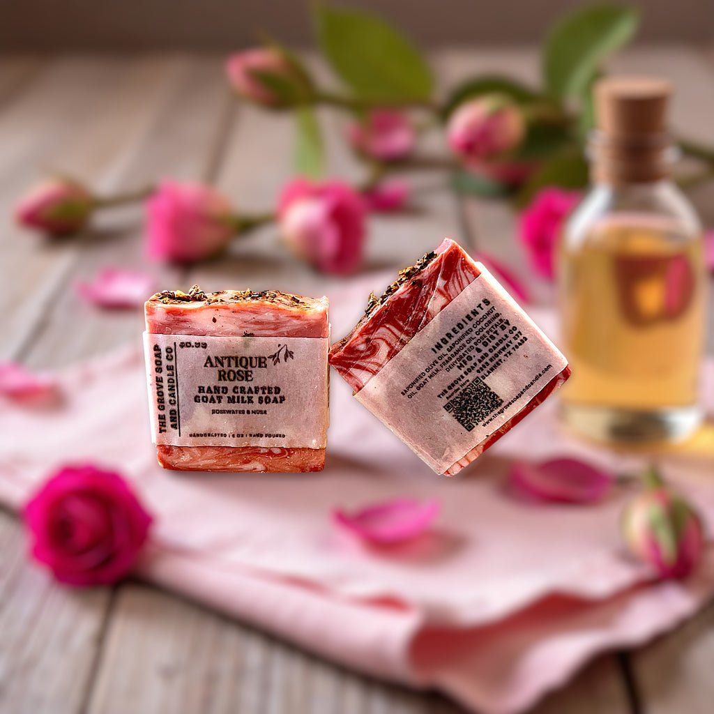 Antique Rose Goatmilk Soap for Luxurious Skin Care