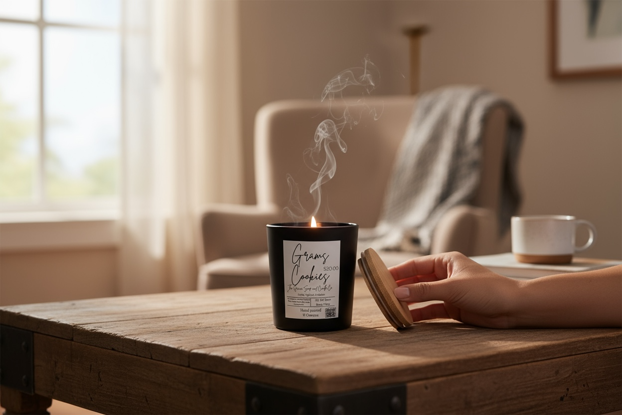 Grams Cookies Candle - Pure Indulgence in Every Scent